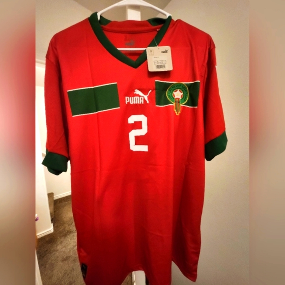 *NEW* Achraf Hakimi # 2 Morocco Jersey